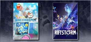 Let's Minesweeper & RIFTSTORM banner