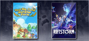 Your Big, Cute Monster Farm & RIFTSTORM banner