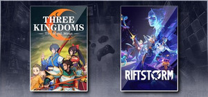 Three Kingdoms: The Blood Moon & RIFTSTORM banner