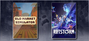 Old Market Simulator & RIFTSTORM banner