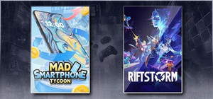 Mad Smartphone Tycoon & RIFTSTORM banner