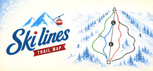 Ski Lines: Trail Map banner