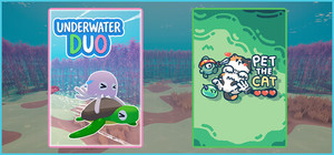 Underwater Duo & Pet the Cat banner