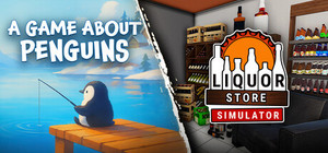 Penguins x Liquor Store Simulator banner