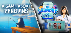 Penguins x Laundry Store Simulator banner