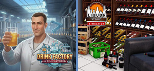 Drink Factory x Liquor Store Simulator banner