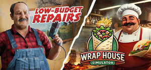 Low-Budget Repairs and Wrap House Simulator banner