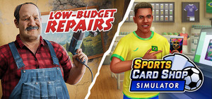 Low-Budget Repairs and Sports Card Shop Simulator banner