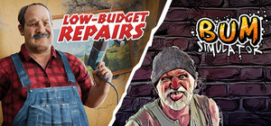 Low-Budget Repairs and Bum Simulator banner