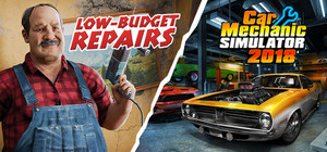 Low-Budget Repairs and Car Mechanic Simulator 2018 banner