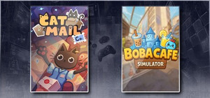 Boba Cafe Simulator & Cat Mail Co. banner