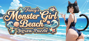 Fancy's Monster Girl Beach Jigsaw Puzzle banner