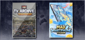 TV Archive: Tidy Up Together & Mad Smartphone Tycoon banner