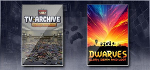 TV Archive: Tidy Up Together & Dwarves: Glory, Death and Loot banner