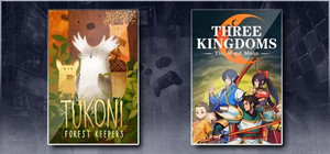 Tukoni: Forest Keepers & Three Kingdoms: The Blood Moon banner