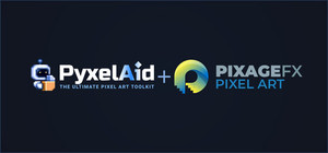 PyxelAid + PixageFX Pixel Art banner