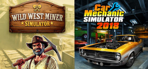 Wild West Miner Simulator & Car Mechanic Simulator 2018 banner