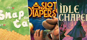 Snap the Cat x Slots & Diapers x Idle Chapel banner