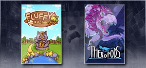Fluffy Kitchen Saga & Theropods banner