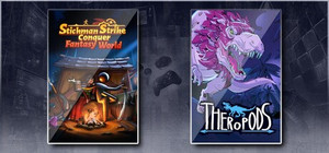 Stickman Strikes: Conquer Fantasy World & Theropods banner
