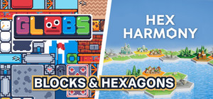 Blocks & Hexagons banner