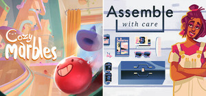 Assemble with Care x Cozy Marbles banner