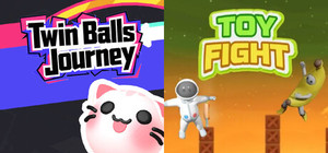 ⚽️Twin Balls Journey🏀 x 🧸Toy Fight banner