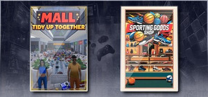 Mall: Tidy Up Together & Sporting Goods Shop banner