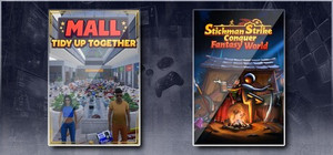 Mall: Tidy Up Together & Stickman Strikes: Conquer Fantasy World banner