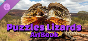 Puzzles Lizards Artbook banner