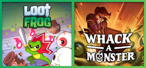 Loot Frog + Whack-A-Monster banner