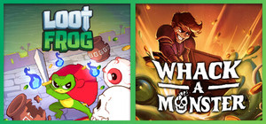 Loot Frog + Whack-A-Monster banner