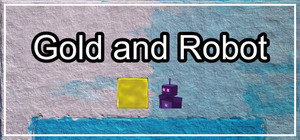 Gold and Robot banner