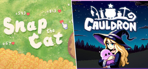 Snap the Cat + Cauldron banner
