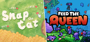 Snap the Cat + FEED THE QUEEN banner