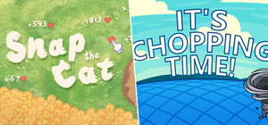 Snap the Cat + It's Chopping Time! banner