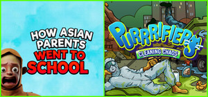 How Asian Parents Went To School x Purrrifiers banner
