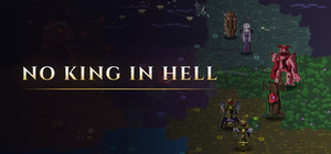 NO KING IN HELL banner