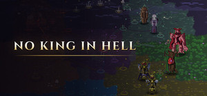 NO KING IN HELL banner