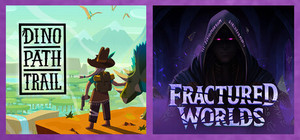 Fractured Worlds x Dino Path Trail banner
