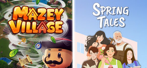 Mazey Village + Spring Tales banner