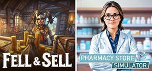 Fell & Sell + Pharmacy Store Simulator banner