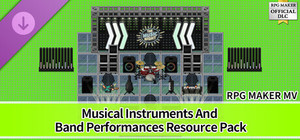 RPG Maker MV - Musical Instruments And Band Performances Resource Pack banner