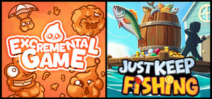 Excremental Game x Just Keep Fishing banner