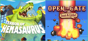 Open The Gate X Terror of Hemasaurus banner