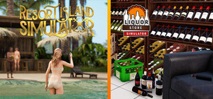 Resort Island x Liquor Store Simulator banner