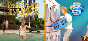 Resort Island x Laundry Store Simulator banner
