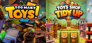 Too Many Toys! x Toy Shop Tidy Up banner