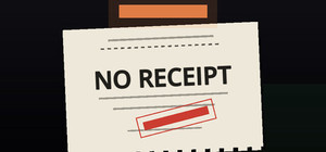 NO RECEIPT banner