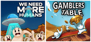 We Need More Humans! x Gamblers Table banner
